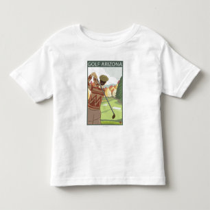 Golfer SceneArizona Toddler T-Shirt