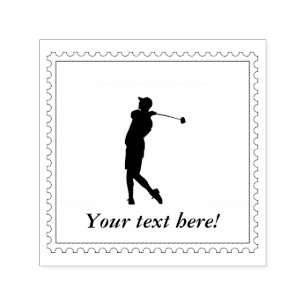 Golfer Self-inking Stamp