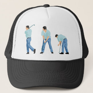 Golfer Sequence Trucker Hat