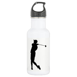 Golfer Silhouette 532 Ml Water Bottle
