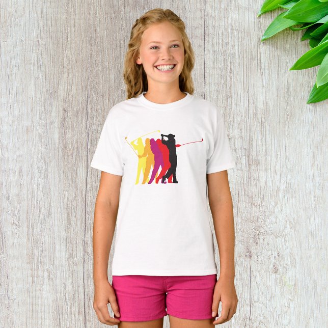Golfer Silhouettes T-Shirt (Creator Uploaded)
