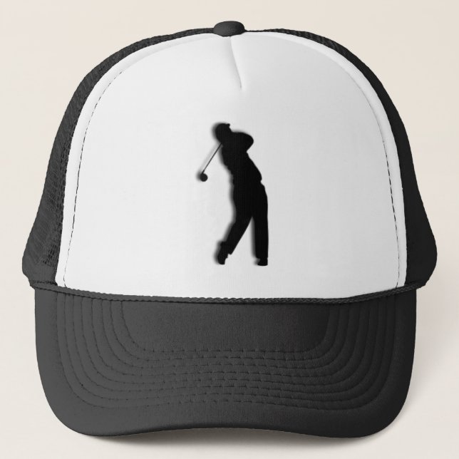 Golfer Tee Off Trucker Cap (Front)