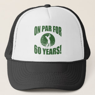 Golfer's 60th Birthday Trucker Hat