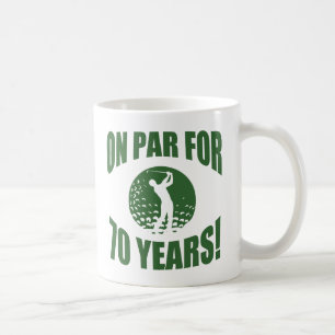 Golfer's 70th Birthday Coffee Mug