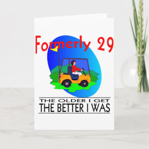 Golfer's  Birthday Card