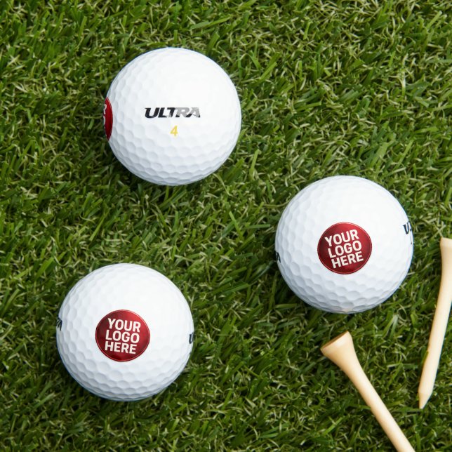 Golfers Business Logo Branded  Golf Balls (Insitu Grass)