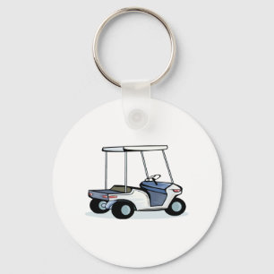Golfers cart key ring