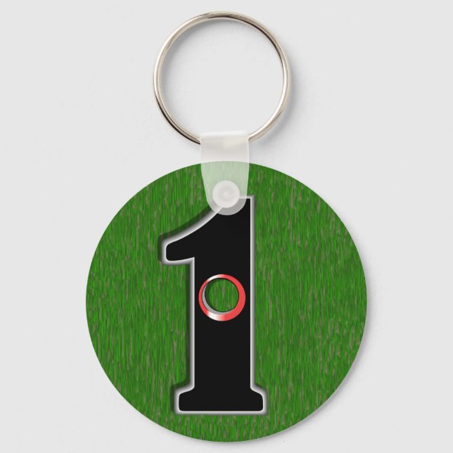Golfer's Dream - Hole in One! Key Ring (Front)