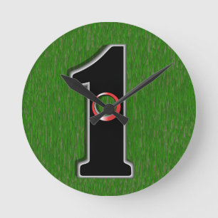 Golfer's Dream - Hole in One! Round Clock