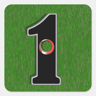 Golfer's Dream - Hole in One! Square Sticker