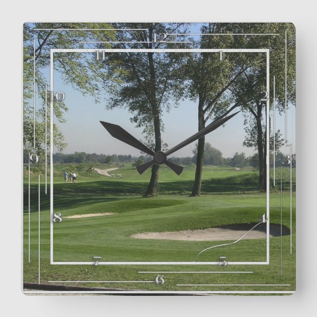 Golfer's Dream Wall Clock (Front)