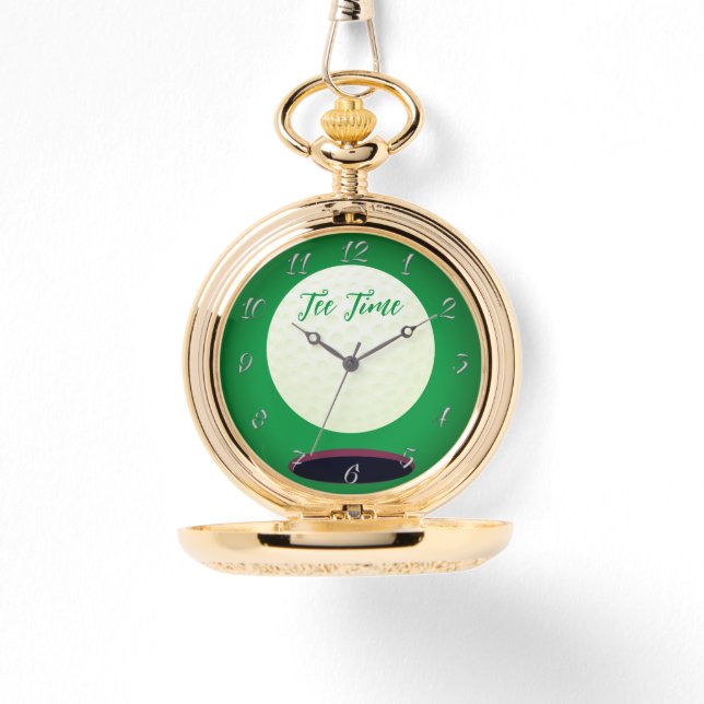Golfer's Gift Pocket Watch (Front)