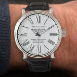 Golfer's Hole in One Commemoration Watch<br><div class="desc">A watch that is designed as a gift for a member of  a Golf Club who has scored a Hole in One. Add the name of the recipient as well as the golf club.</div>