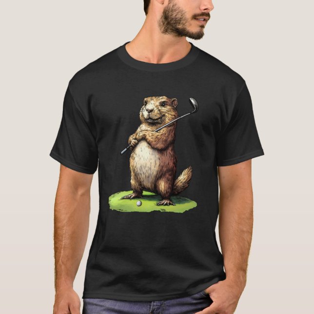 Golfers Marmot T-Shirt (Front)