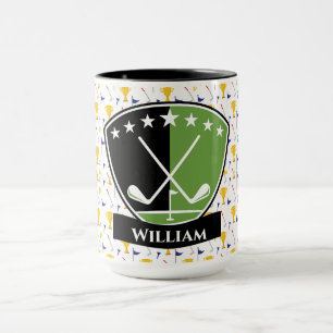 Golfers Monogram Mug