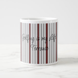 Golfers Mug, Golfing is my Life! Large Coffee Mug