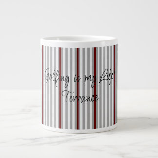 Golfers Mug, Golfing is my Life! Large Coffee Mug