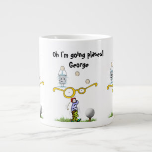 Golfers Mug, Oh I'm going places! Large Coffee Mug