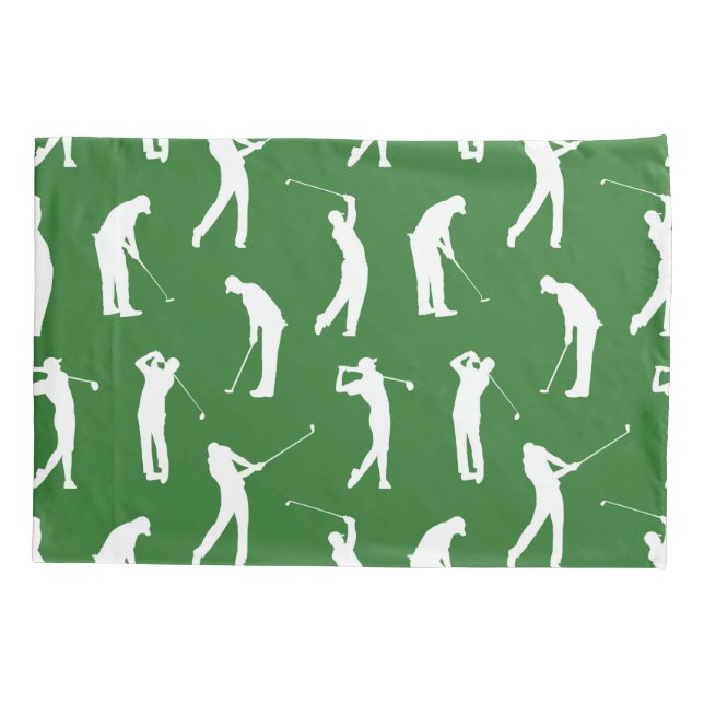 Golfers on the Fairway Pillowcase (Back)