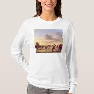 Golfers on the Ice near Haarlem, 1668 T-Shirt