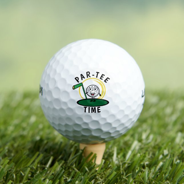 Golfers Par-Tee Time Golf Balls (Insitu Tee)