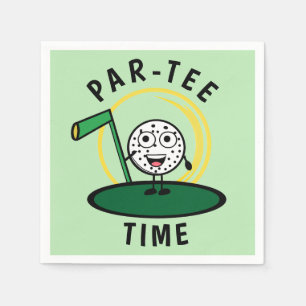 Golfers Par-Tee Time Napkin