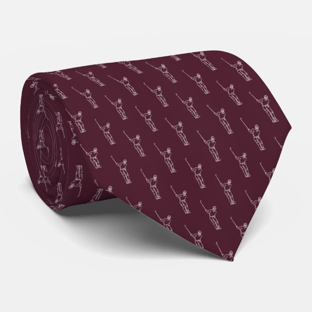 Golfers Pattern Tie (Rolled)