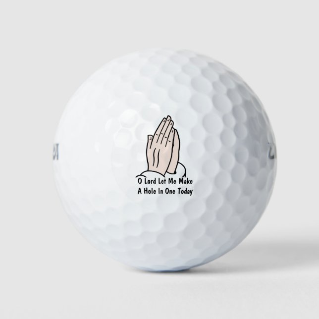 Golfers Prayer Golf Balls (Front)
