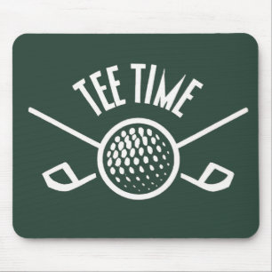 Golfers Tee Time Mouse Mat