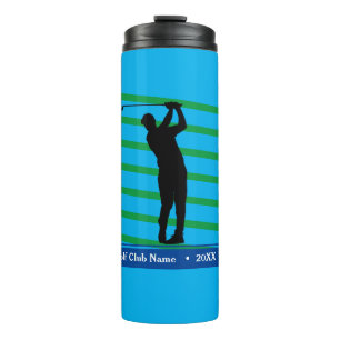 Golfer's Thermal Water Bottle