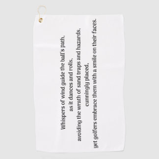  Golfer's thrill Golf Towel
