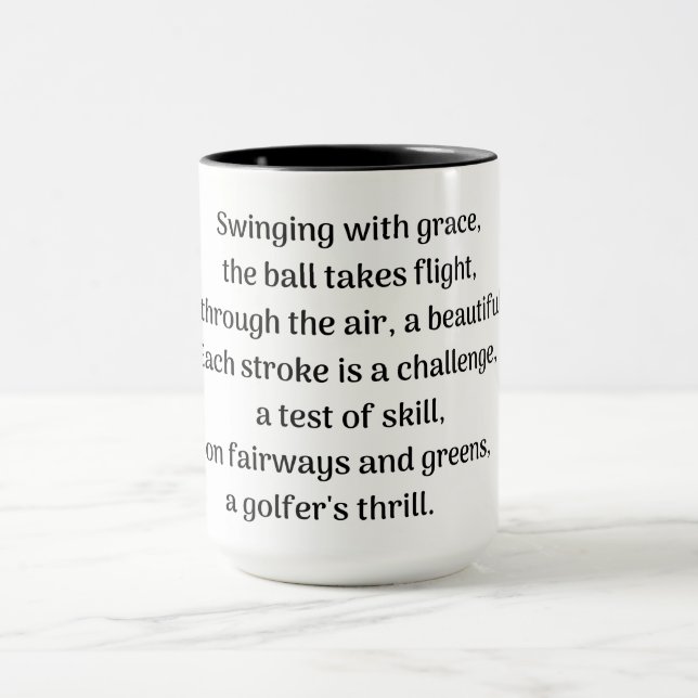  Golfer's thrill Mug (Center)