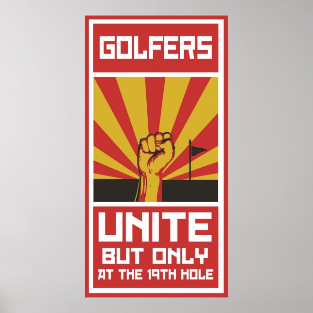 Golfers Unite Poster (Front)
