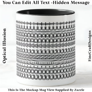 Golfing Addict Hidden Message Funny Novelty 111B Mug