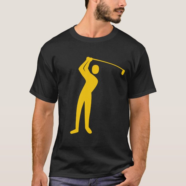 Golfing - Amber T-Shirt (Front)