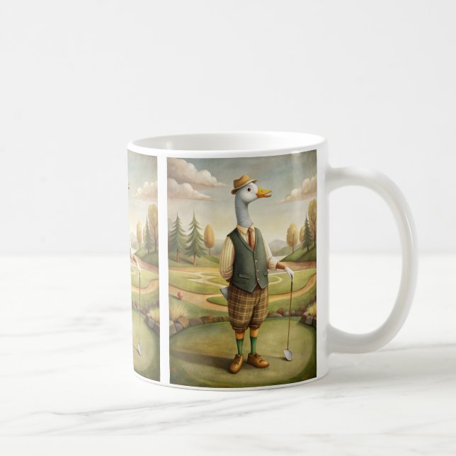 Golfing Animal Coffee Mug (Right)