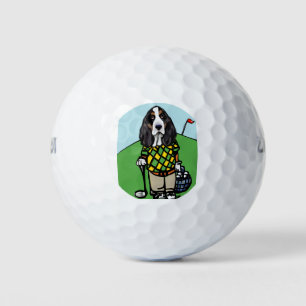 GOLFING BASSET GOLF BALLS