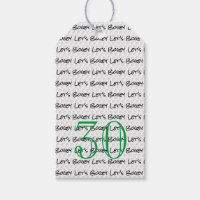 Golfing Birthday 30 LET'S BOGEY Fun Golf Ball