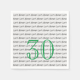 Golfing Birthday 30 LET'S BOGEY Fun Golf Ball  Napkin