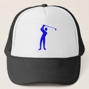 Golfing - Blue Trucker Hat