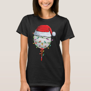 Golfing Christmas Pajama Fun Holiday Golf Ball San T-Shirt