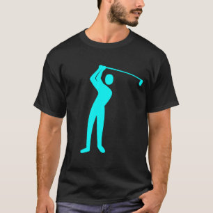 Golfing - Cyan T-Shirt
