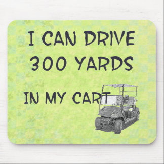 Golfing Drive Mouse Mat