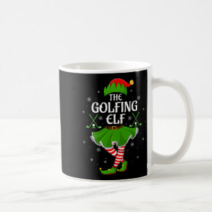 Golfing Elf Christmas Girls Women Elf Squad Xmas F Coffee Mug