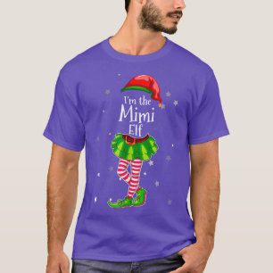 Golfing Elf Matching Family Christmas Pajama Costu T-Shirt