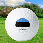 Golfing Estonia & Estonian Flag / Golf Ball<br><div class="desc">Golf Ball: Estonian Flag & Estonia golfing enthusiast - love my country,  travel,  holiday,  national patriots / sports fans</div>