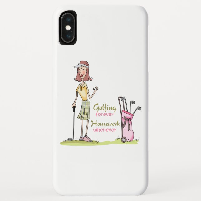 Golfing Forever Case-Mate iPhone Case (Back)