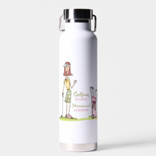 Golfing Forever Water Bottle