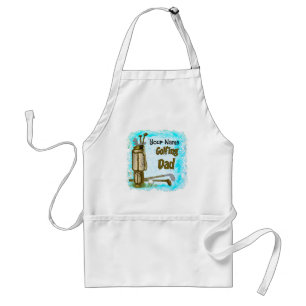 Golfing Golf Dad   Standard Apron