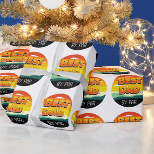 Golfing Golfer Dad Best Dad By Par Wrapping Paper